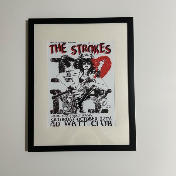 Framed Retro Concert Print 11x14 NWOT - Picture 2 of 2